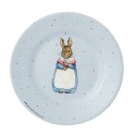 Melamin Teller Peter Rabbit - Peter Hase in grau