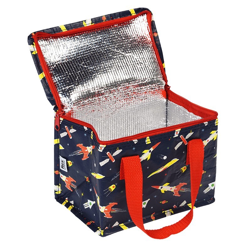 Isolierte Lunch Bag Tasche Space Age Weltall von Rex London