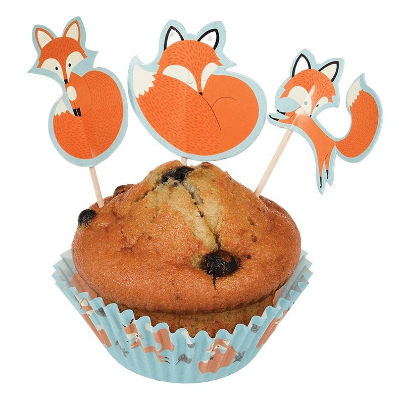Muffinförmchen Fuchs Rusty von Rex London