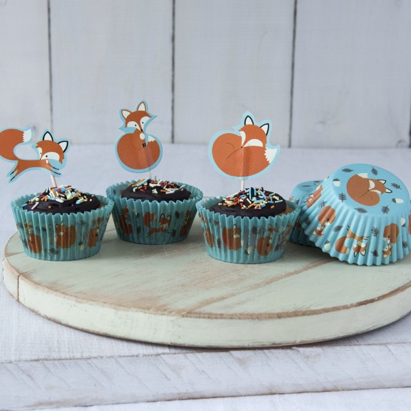Muffinförmchen Fuchs Rusty von Rex London