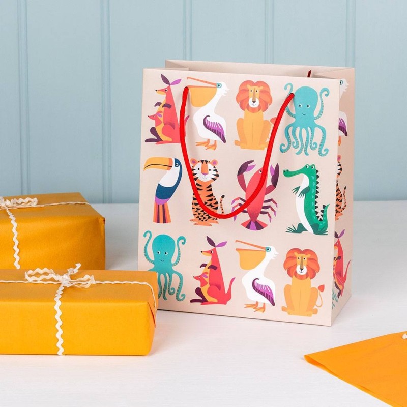 Geschenktasche Colourful Creatures von Rex London