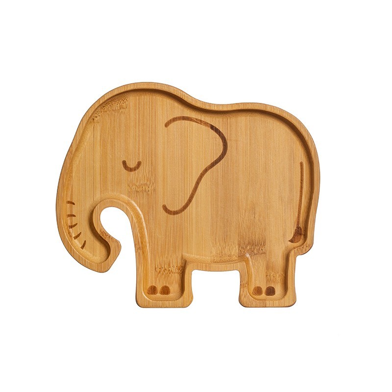 Bambus Teller Elefant für Kinder von Sass & Belle