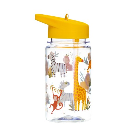 Trinkflasche Safari Savanne mit Strohhalm von Sass & Belle