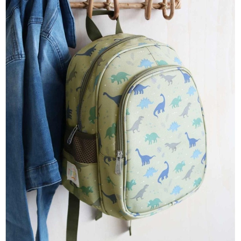 Kinderrucksack Dinosaurier mit Isofach von A Little Lovely Company