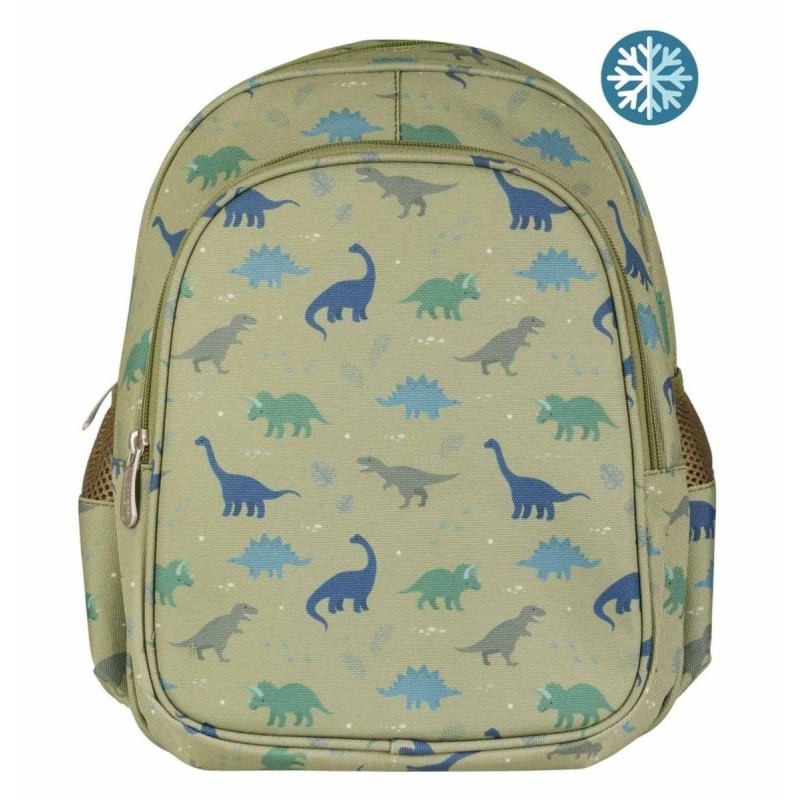 Kinderrucksack Dinosaurier mit Isofach von A Little Lovely Company