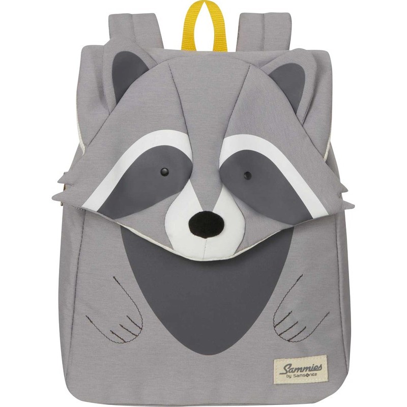 Kinderrucksack Waschbär Happy Sammies grau