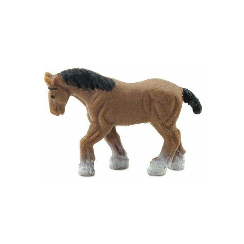 Mini Clydesdale Pferde Spielfigur Glücksbringer