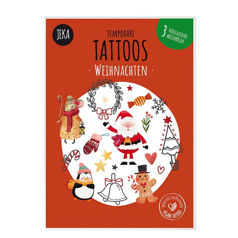 Kindertattoo Weihnachten